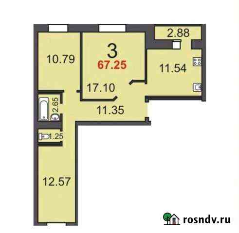 3-комнатная квартира, 67 м², 4/10 эт. на продажу в Саратове Саратов