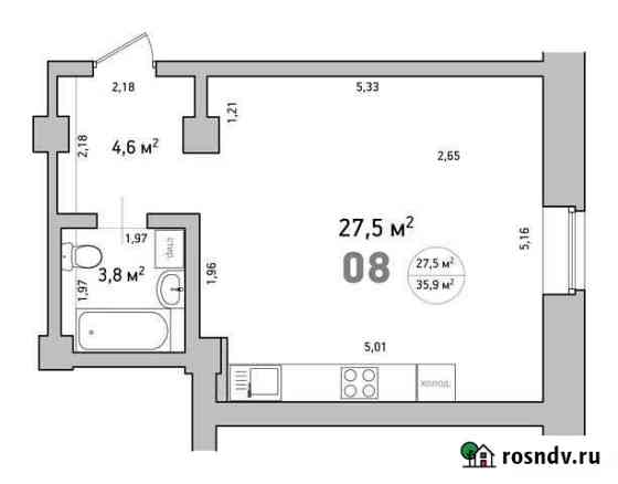 1-комнатная квартира, 36.4 м², 1/3 эт. на продажу в Тольятти Тольятти