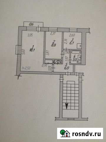 2-комнатная квартира, 42.4 м², 5/5 эт. на продажу в Магнитогорске Магнитогорск - изображение 1