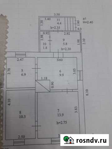 Дом 48.6 м² на участке 4 сот. на продажу в Октябрьском Республики Башкортостан Октябрьский - изображение 1