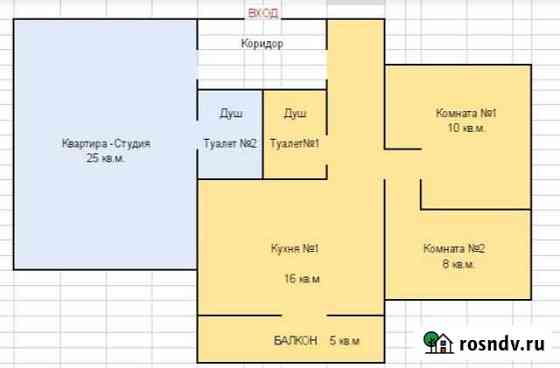 3-комнатная квартира, 75 м², 6/7 эт. в аренду посуточно в Геленджике Геленджик