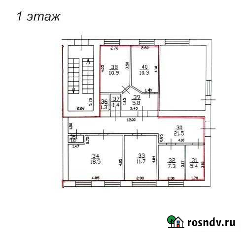 Помещение, офис на первом этаже 95 кв.м. Яблоновский - изображение 1