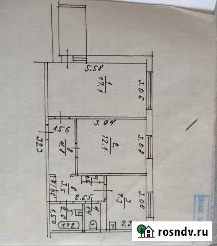 2-комнатная квартира, 51.7 м², 9/9 эт. на продажу в Барнауле Барнаул - изображение 1