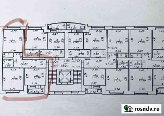 2-комнатная квартира, 64.4 м², 7/9 эт. на продажу в Чебоксарах Чебоксары