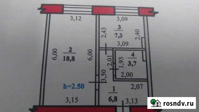 1-комнатная квартира, 37 м², 5/5 эт. на продажу в Стерлитамаке Стерлитамак - изображение 1