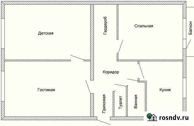 3-комнатная квартира, 66.1 м², 5/5 эт. на продажу в Серове Серов - изображение 1