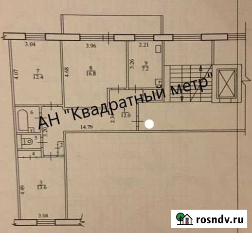 3-комнатная квартира, 68 м², 6/10 эт. на продажу в Благовещенске Амурской области Благовещенск - изображение 1