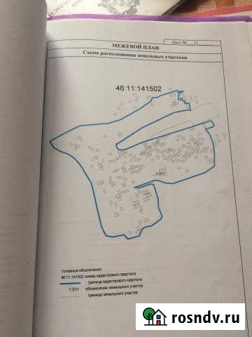 Участок СНТ, ДНП 40 сот. на продажу в Курске Курск - изображение 1