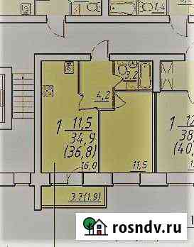 1-комнатная квартира, 36.8 м², 8/10 эт. на продажу в Вологде Вологда
