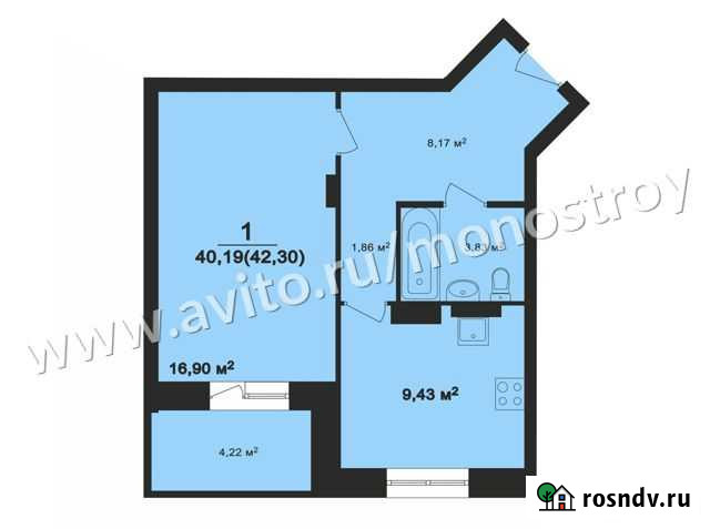 1-комнатная квартира, 43 м², 12/12 эт. на продажу во Владимире Владимир - изображение 1
