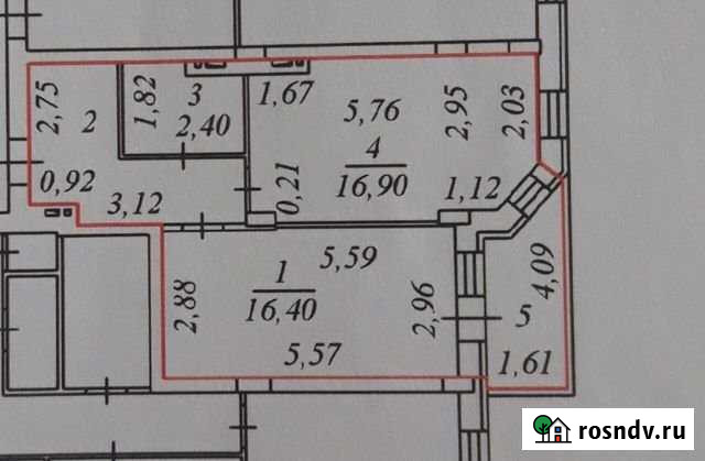 1-комнатная квартира, 51 м², 3/9 эт. на продажу в Чебоксарах Чебоксары - изображение 1