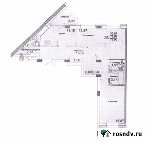 2-комнатная квартира, 77 м², 8/16 эт. на продажу в Сургуте Ханты-Мансийского АО Сургут - изображение 1