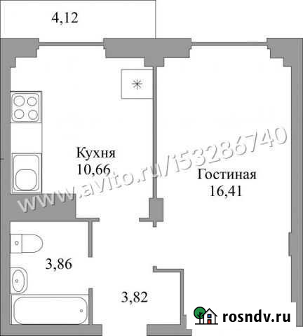 1-комнатная квартира, 36 м², 9/10 эт. на продажу в Пскове Псков - изображение 1