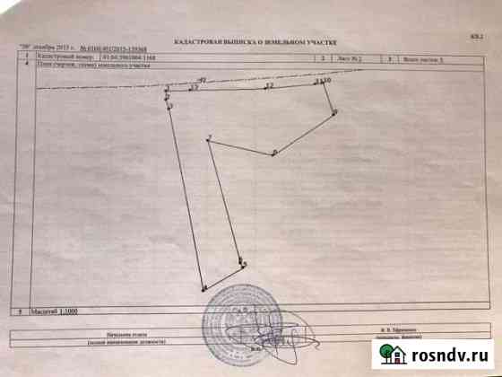 Участок СНТ, ДНП 40 сот. на продажу в Каменномостском Каменномостский