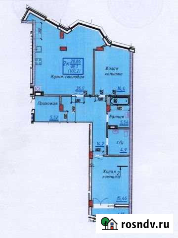 2-комнатная квартира, 100 м², 3/20 эт. на продажу в Иваново Иваново - изображение 1