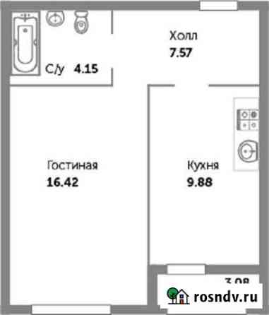 1-комнатная квартира, 39.6 м², 3/9 эт. на продажу в Зеленоградске Зеленоградск