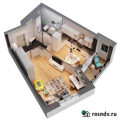 1-комнатная квартира, 40.7 м², 7/17 эт. на продажу в Домодедово Домодедово - изображение 1