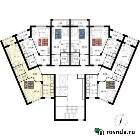 2-комнатная квартира, 57 м², 11/17 эт. на продажу в Домодедово Домодедово - изображение 1