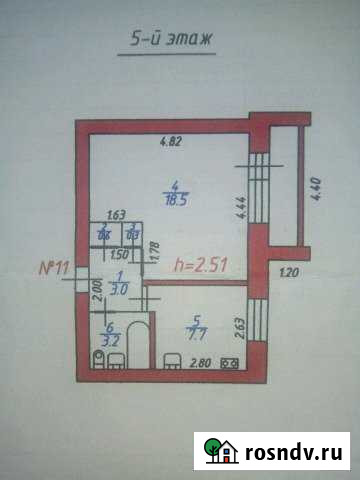 1-комнатная квартира, 34 м², 5/5 эт. на продажу в Пучеже Пучеж - изображение 1