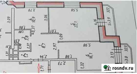 2-комнатная квартира, 65 м², 2/24 эт. на продажу в Хабаровске Хабаровск