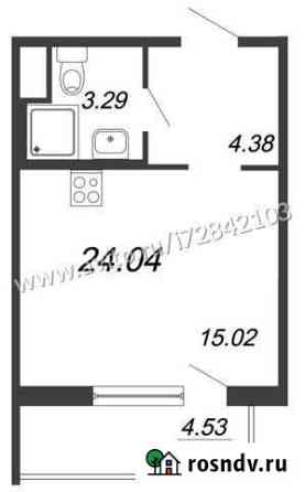Квартира-студия, 24 м², 3/12 эт. на продажу в Кудрово Кудрово