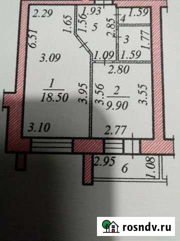 1-комнатная квартира, 40 м², 2/7 эт. на продажу в Чебоксарах Чебоксары - изображение 1