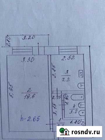 1-комнатная квартира, 35.1 м², 5/5 эт. на продажу в Вольске Вольск - изображение 1