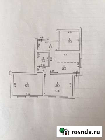 3-комнатная квартира, 108 м², 5/10 эт. на продажу в Кемерово Кемерово - изображение 1