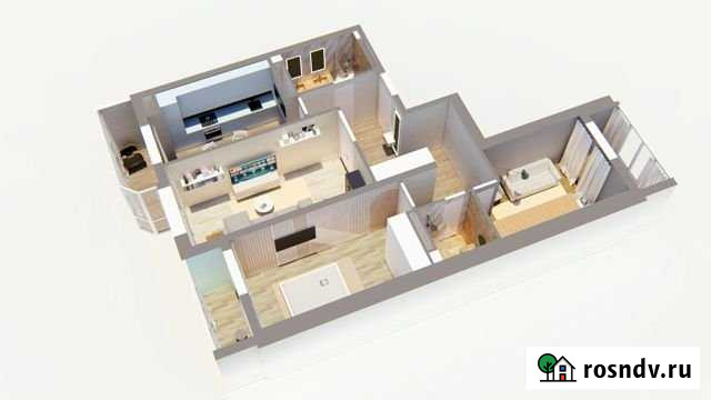 3-комнатная квартира, 96 м², 5/17 эт. на продажу в Астрахани Астрахань - изображение 1