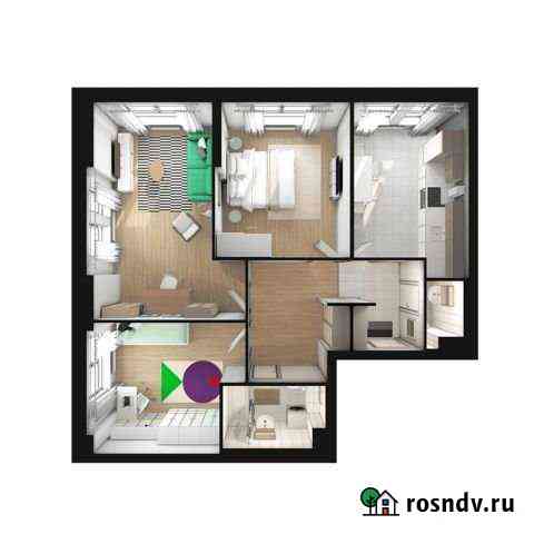 3-комнатная квартира, 82.5 м², 12/33 эт. на продажу в Котельниках Котельники