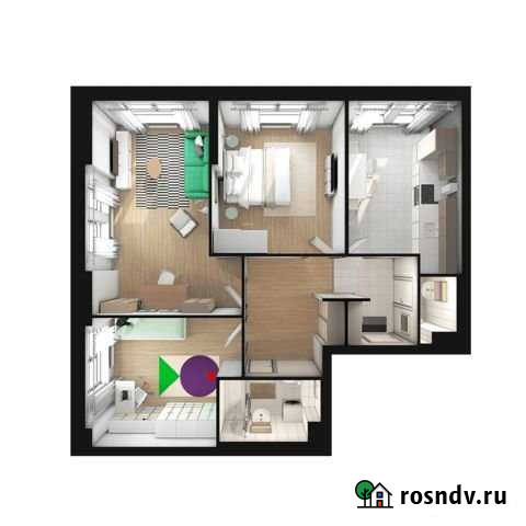 3-комнатная квартира, 82.5 м², 12/33 эт. на продажу в Котельниках Котельники - изображение 1