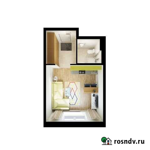 Квартира-студия, 23.4 м², 4/12 эт. на продажу в Андреевке Андреевка - изображение 1