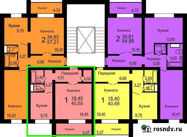 1-комнатная квартира, 43 м², 6/10 эт. на продажу в Челябинске Челябинск - изображение 1