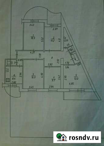 5-комнатная квартира, 116 м², 6/10 эт. на продажу в Казани Казань - изображение 1