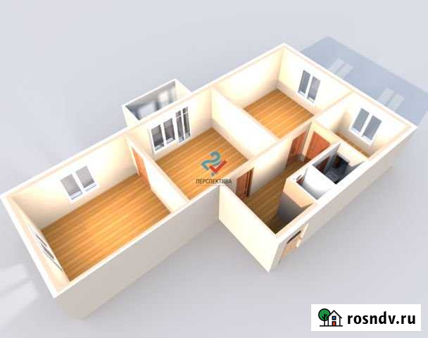 3-комнатная квартира, 63.5 м², 2/2 эт. на продажу в Белгороде Белгород - изображение 1