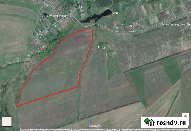 Участок СНТ, ДНП 3600 сот. на продажу в Сарапуле Сарапул - изображение 1