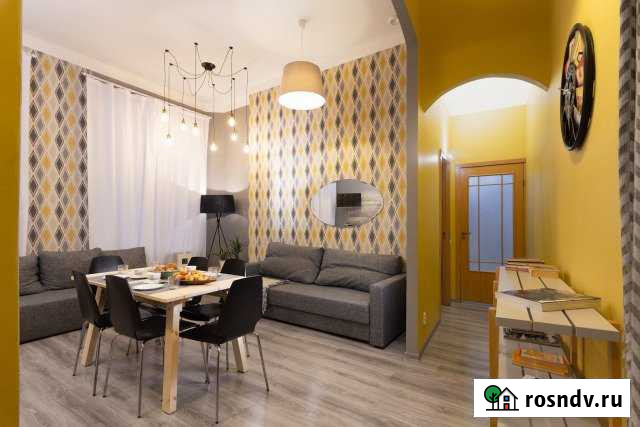 2-комнатная квартира, 60 м², 3/6 эт. в аренду посуточно в Санкт-Петербурге Санкт-Петербург - изображение 1