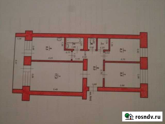 3-комнатная квартира, 55 м², 2/2 эт. на продажу в Чкаловске Чкаловск - изображение 1
