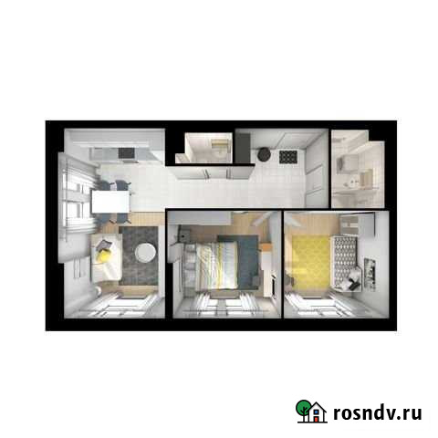 2-комнатная квартира, 59.6 м², 18/33 эт. на продажу в Котельниках Котельники - изображение 1