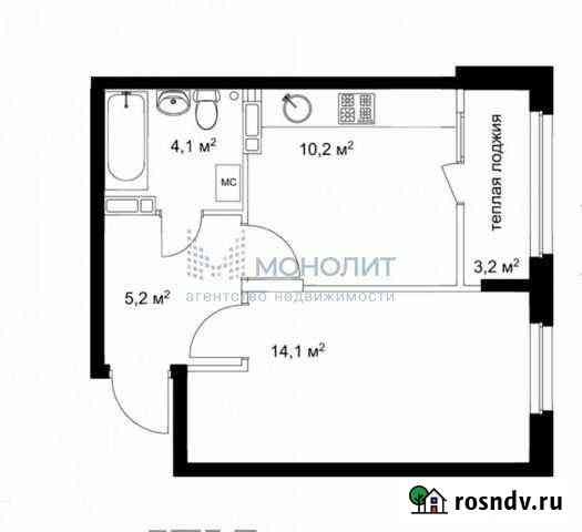 1-комнатная квартира, 36.8 м², 9/18 эт. на продажу в Нижнем Новгороде Нижний Новгород