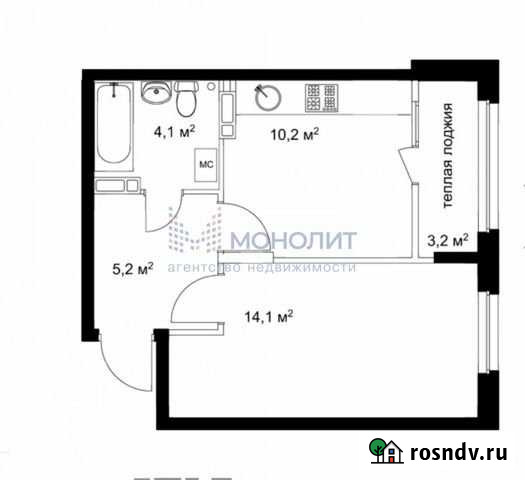 1-комнатная квартира, 36.8 м², 9/18 эт. на продажу в Нижнем Новгороде Нижний Новгород - изображение 1