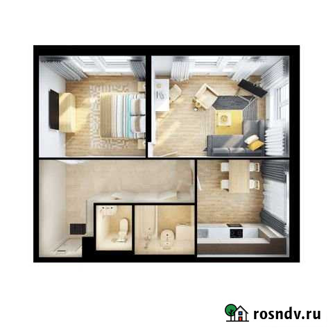 2-комнатная квартира, 56.8 м², 23/25 эт. на продажу в Красногорске Московской области Красногорск - изображение 1