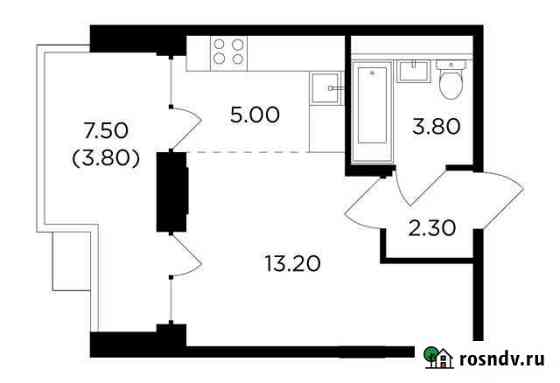 Квартира-студия, 28.1 м², 8/17 эт. на продажу в Мытищах Мытищи
