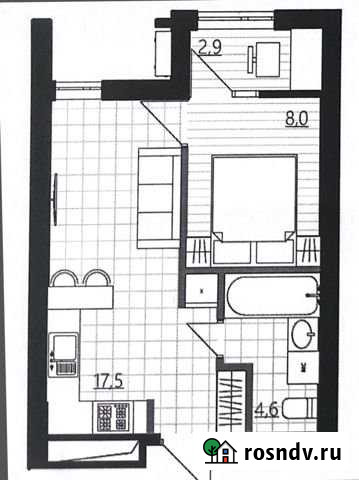 1-комнатная квартира, 33 м², 4/16 эт. на продажу в Симферополе Симферополь - изображение 1