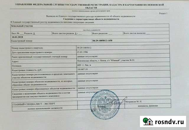 Участок ИЖС 6 сот. на продажу в Пензе Пенза - изображение 1