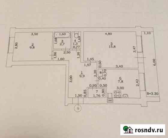 2-комнатная квартира, 50 м², 1/2 эт. на продажу в Клинцах Клинцы