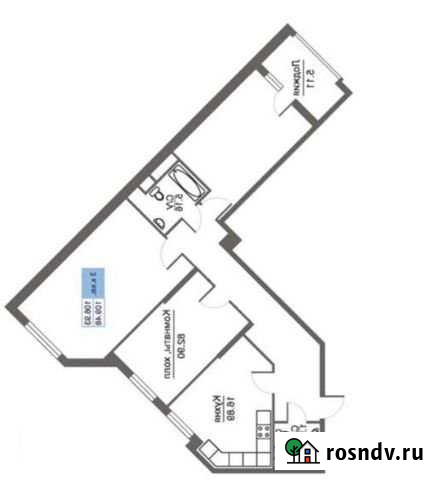 3-комнатная квартира, 110 м², 11/18 эт. на продажу в Горках-10  Горки-10 - изображение 1