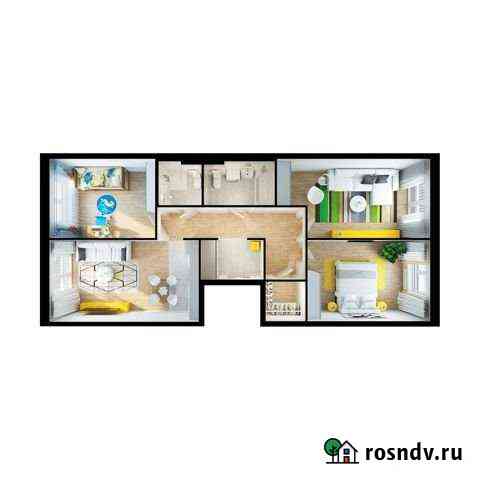 3-комнатная квартира, 86.4 м², 1/9 эт. на продажу в Ильинском Ильинское