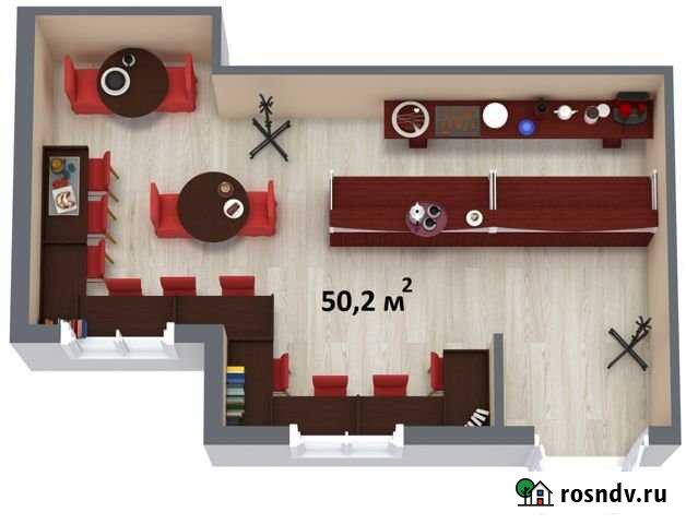 Помещение свободного назначения, 50.2 кв.м. Щеглово - изображение 1