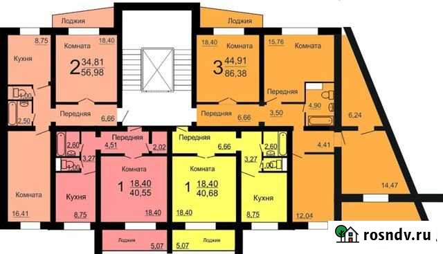 4-комнатная квартира, 91.3 м², 7/10 эт. на продажу в Челябинске Челябинск - изображение 1
